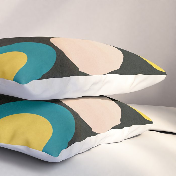 Mid-Century Abstract Balance 13 Pillow Sham Gallery Image 3
