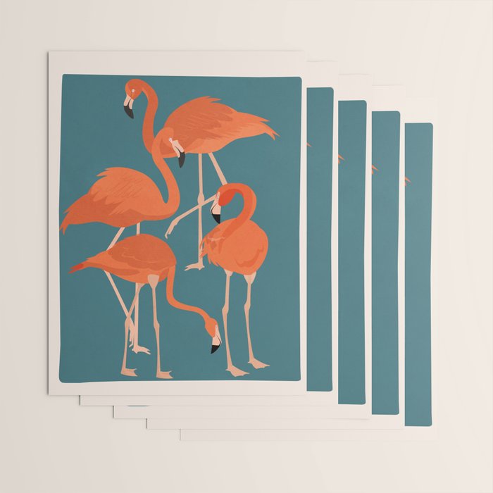 Graceful Flamingos 3 Wrapping Paper Gallery Image 3