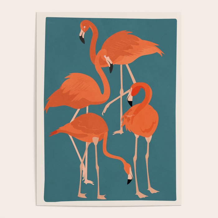 Graceful Flamingos 3 Poster Gallery Image 4