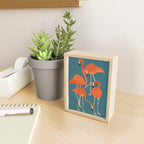 Graceful Flamingos 3 Mini Art Print Gallery Image 2