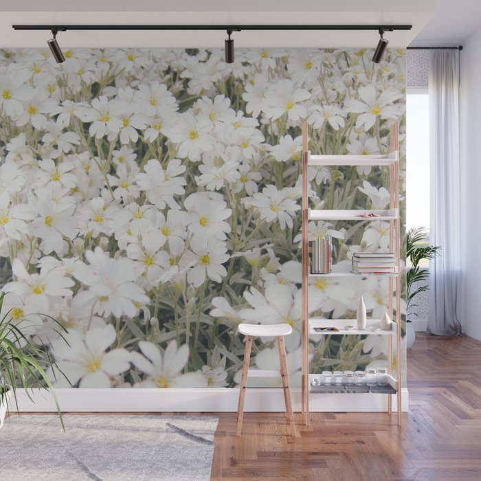 Flower Party Wall Mural Gallery Image 1