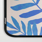 Blue Fern Leaf Laptop Sleeve Gallery Image 3