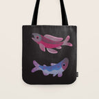 Salmon - dark Tote Bag Gallery Image 1