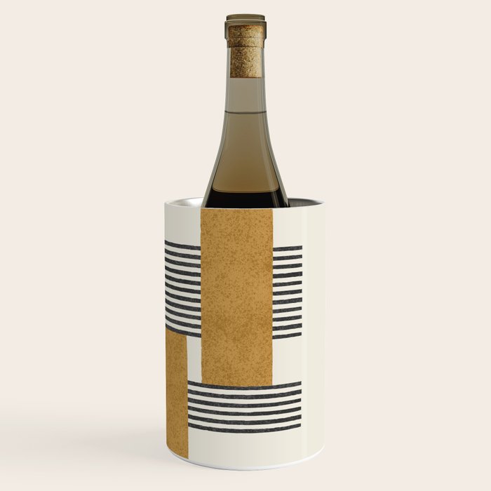 Stripes and Square Composition - Abstract Wine Chiller Gallery Image 3