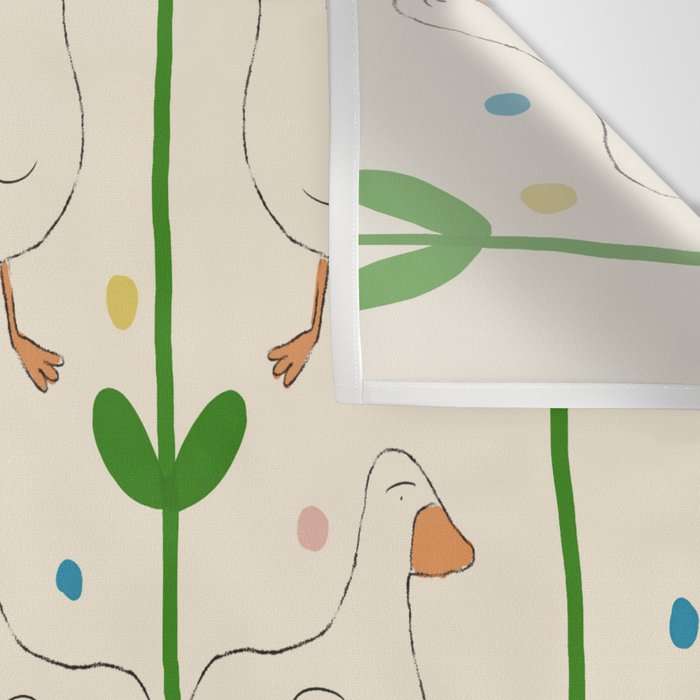 Ducks and Dots Wall Tapestry Gallery Image 3