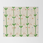 Ducks and Dots Throw Blanket Gallery Image 2