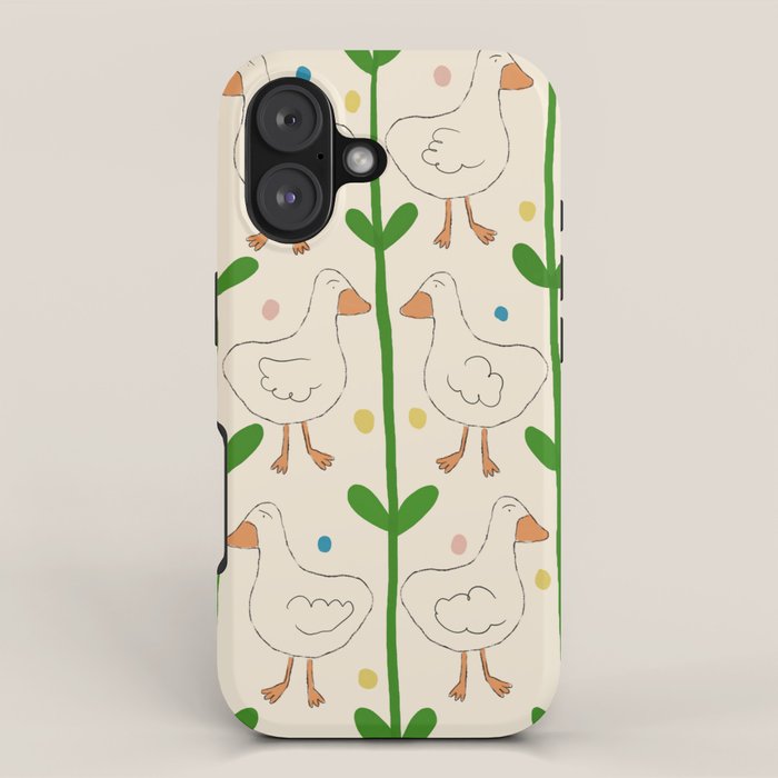 Ducks And Dots Iphone Case