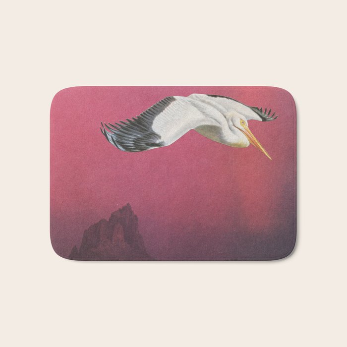 Pelicans in Space Bath Mat Gallery Image 1