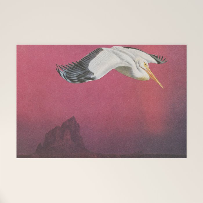 Pelicans in Space Welcome Mat Gallery Image 1