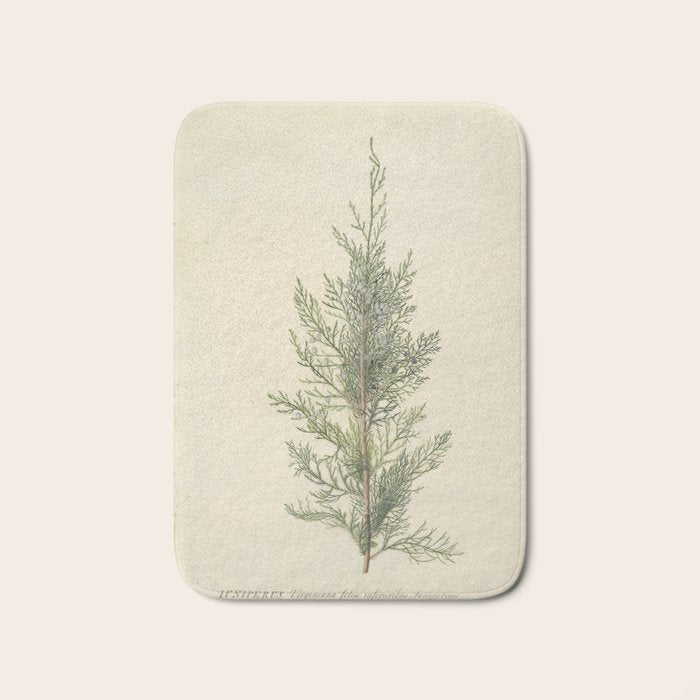 Botanical Juniper Bath Mat Gallery Image 1