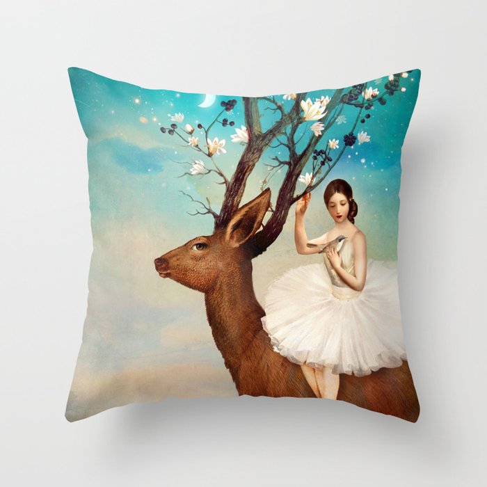 The Wandering Forest Throw Pillow Gallery Image 1