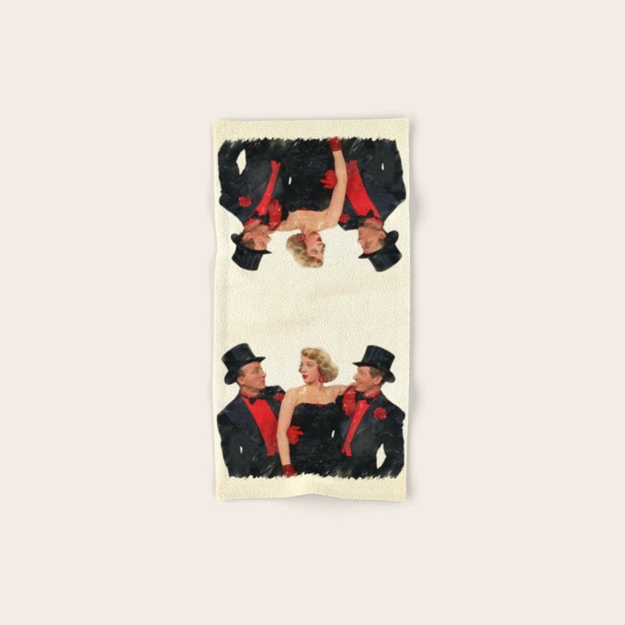 Mister Bones (White Christmas) Bath Towel Gallery Image 1