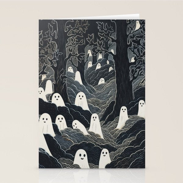 Ghost Forest Stationery Card Gallery Image 2