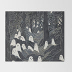Ghost Forest Throw Blanket Gallery Image 2