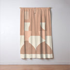 Geometric Shapes 3 Window Curtain Gallery Image 3