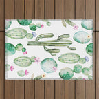 Cactus Summer Garden Outdoor Rug Gallery Image 1