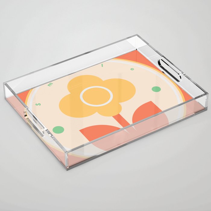 Smile, Always Smile Acrylic Tray Gallery Image 1