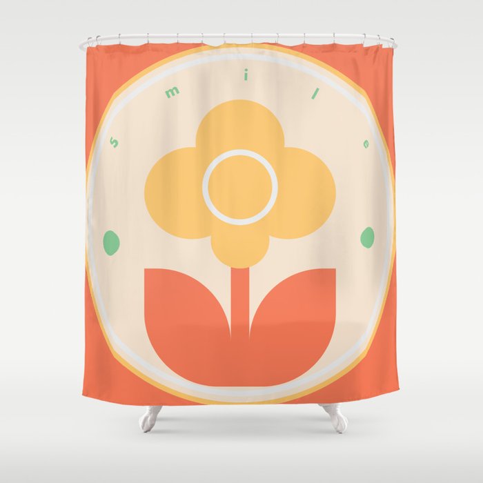 Smile, Always Smile Shower Curtain Gallery Image 1