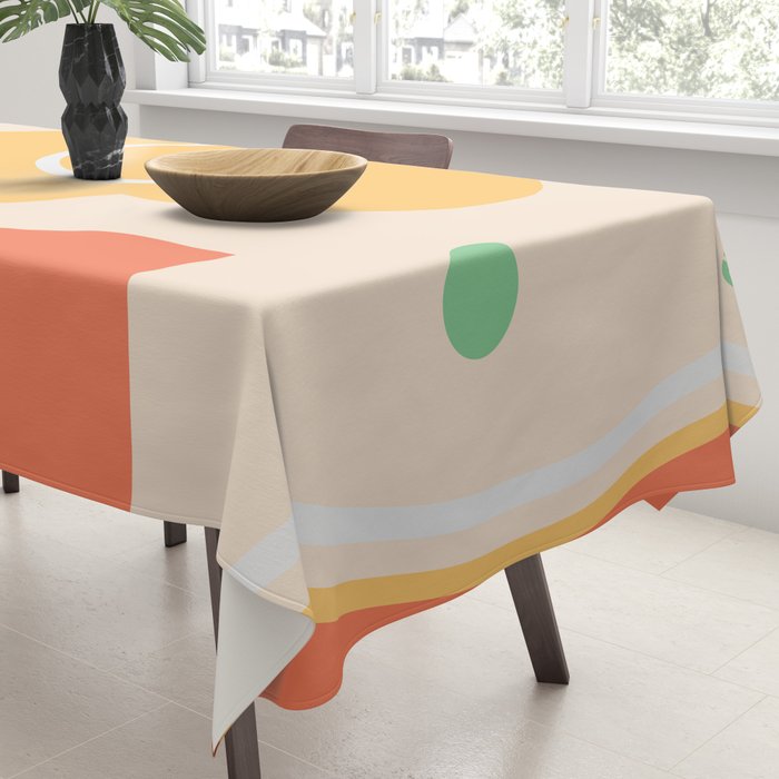 Smile, Always Smile Tablecloth Gallery Image 3