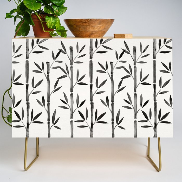 Black Bamboo Credenza Gallery Image 1