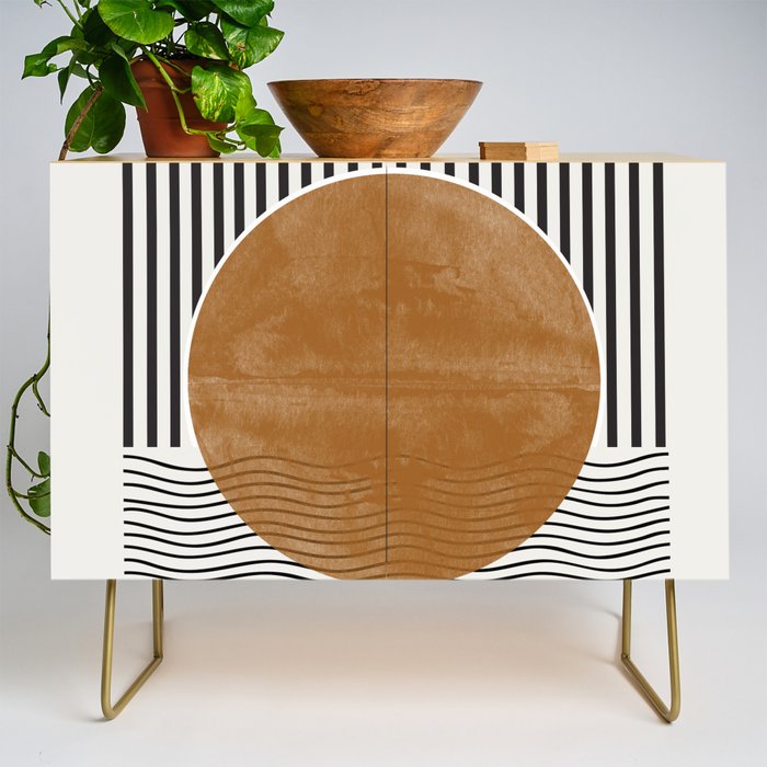 Abstract Modern  Credenza Gallery Image 1