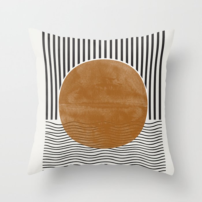 Abstract Modern  Throw Pillow Gallery Image 6
