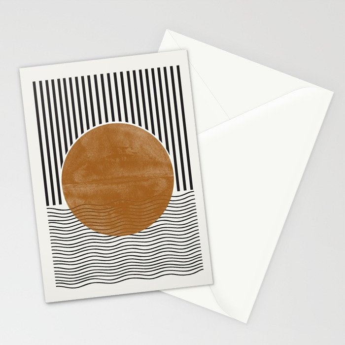 Abstract Modern  Stationery Card Gallery Image 2