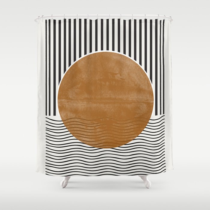Abstract Modern  Shower Curtain Gallery Image 1