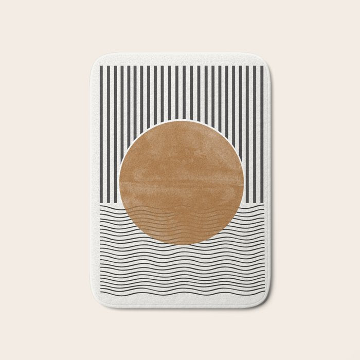 Abstract Modern  Bath Mat Gallery Image 1