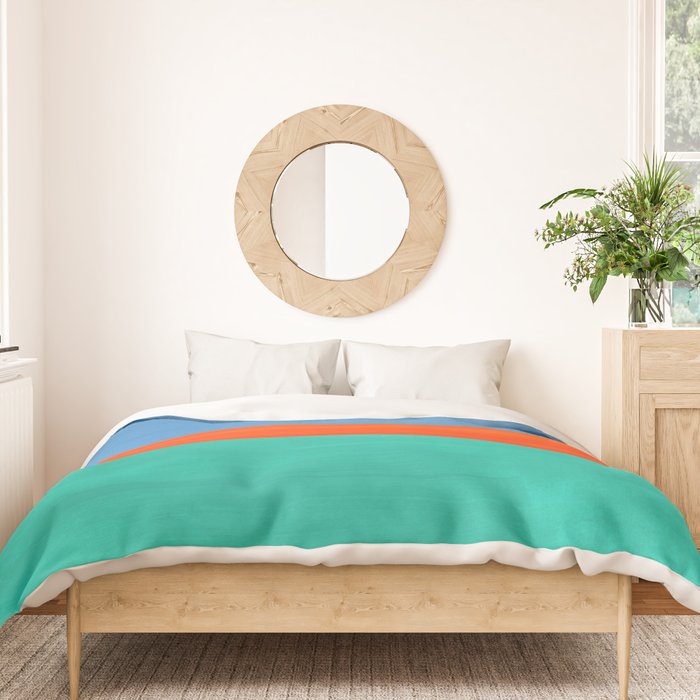 Orange Ocean Sun Duvet Cover Gallery Image 3