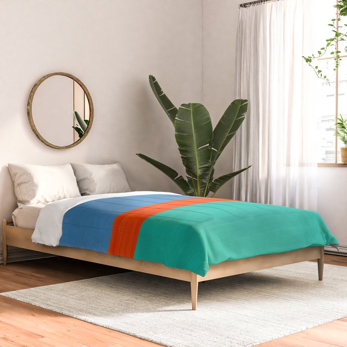Orange Ocean Sun Comforter Gallery Image 2