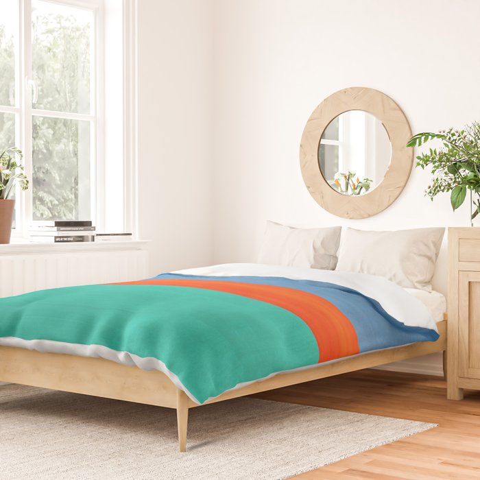 Orange Ocean Sun Duvet Cover Gallery Image 2