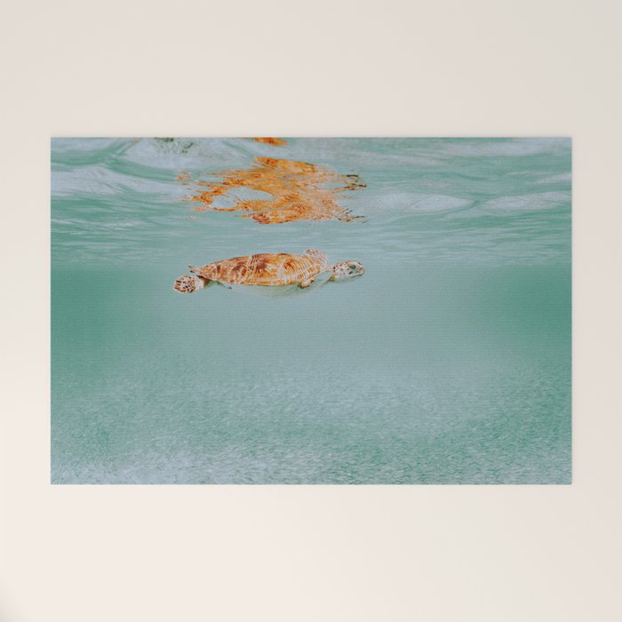 sea turtle ii Welcome Mat Gallery Image 1