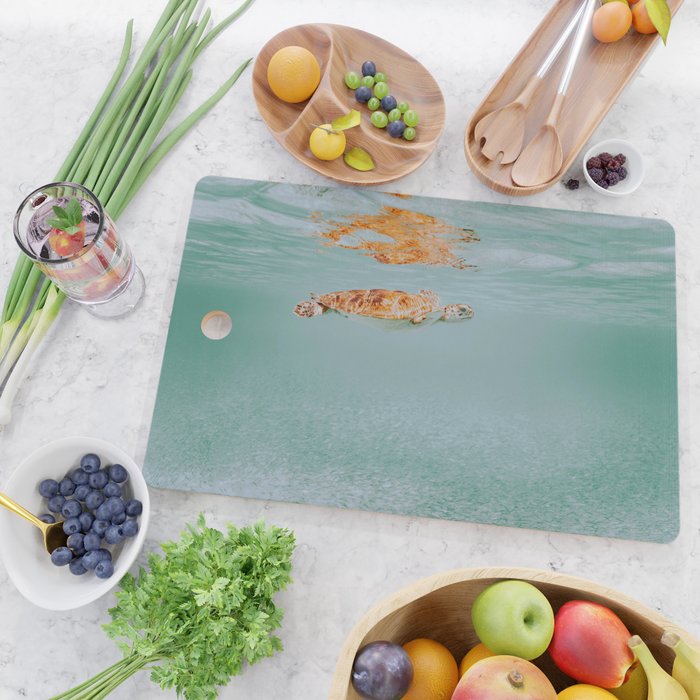 sea turtle ii Cutting Board Gallery Image 2