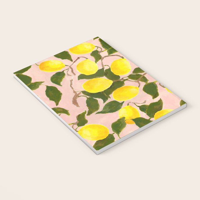 Summer Harvest Lemon Notebook Gallery Image 3