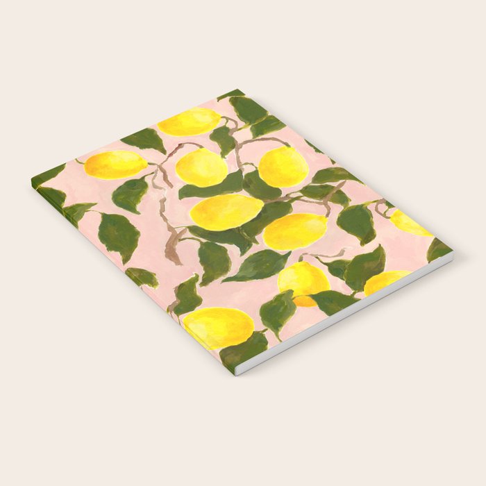 Summer Harvest Lemon Notebook Gallery Image 1