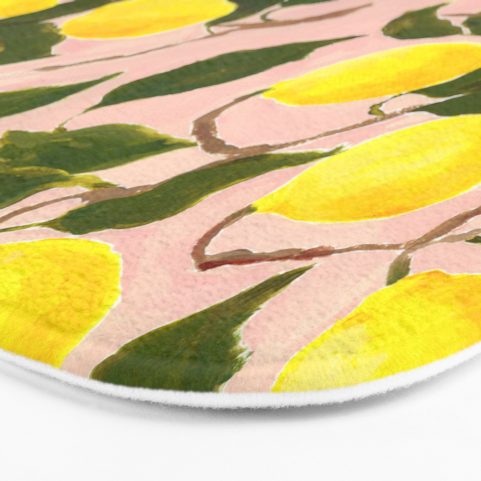 Summer Harvest Lemon Bath Mat Gallery Image 3