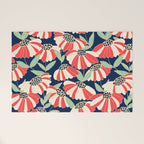 Botany pattern Welcome Mat Gallery Image 1