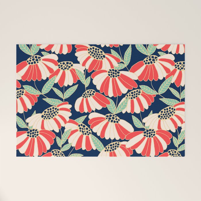 Botany pattern Welcome Mat Gallery Image 1