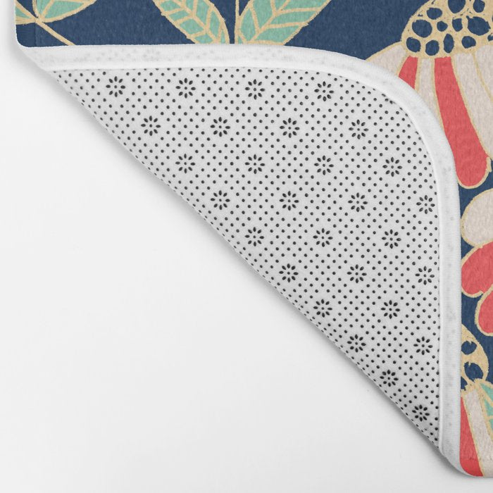Botany pattern Bath Mat Gallery Image 2
