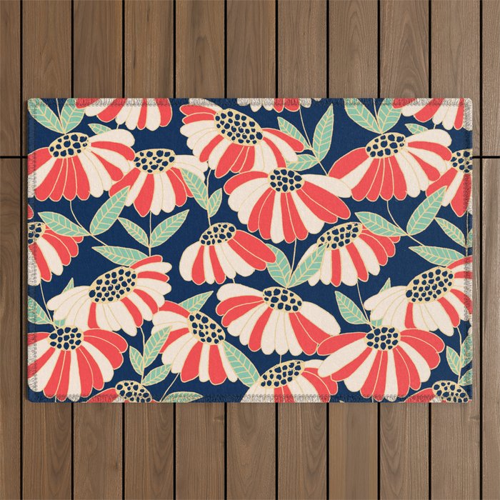 Botany pattern Outdoor Rug Gallery Image 1