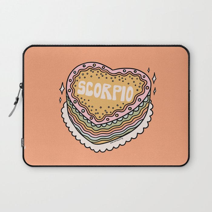 Scorpio Heart Cake Laptop Sleeve Gallery Image 1