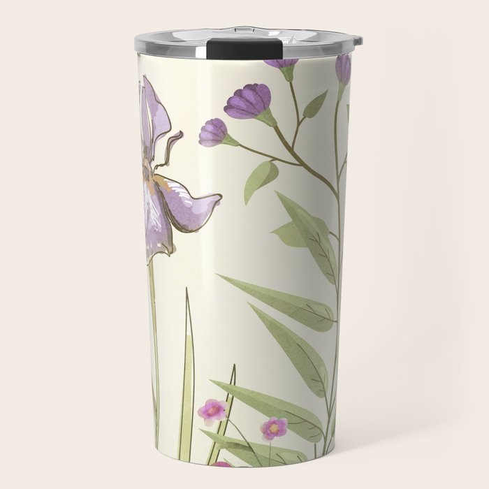 Little Blooming Wildflowers Travel Mug Gallery Image 1