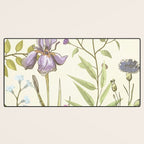 Little Blooming Wildflowers Desk Mat Gallery Image 3
