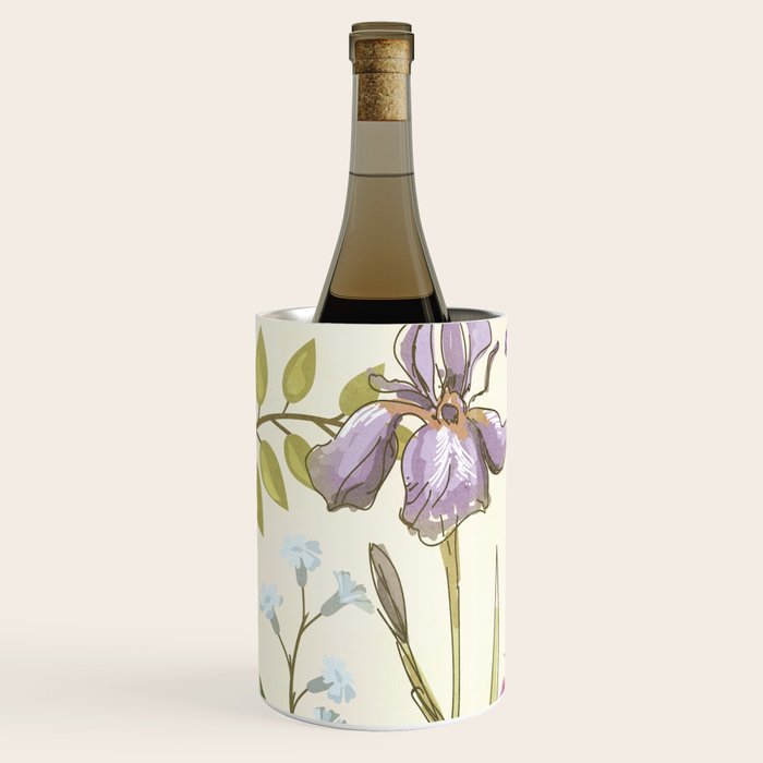 Little Blooming Wildflowers Wine Chiller Gallery Image 2
