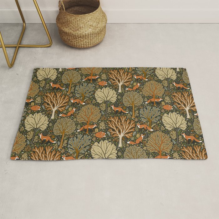 Woodland Fox Rug Gallery Image 1