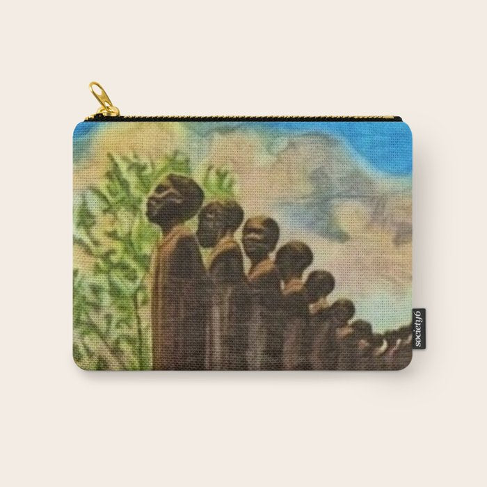 African American Masterpiece 'Lift Up Every Voice & Sing' based on the sculpture by Augusta Savage Carry All Pouch Gallery Image 1