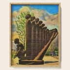 African American Masterpiece 'Lift Up Every Voice & Sing' based on the sculpture by Augusta Savage Serving Tray Gallery Image 1