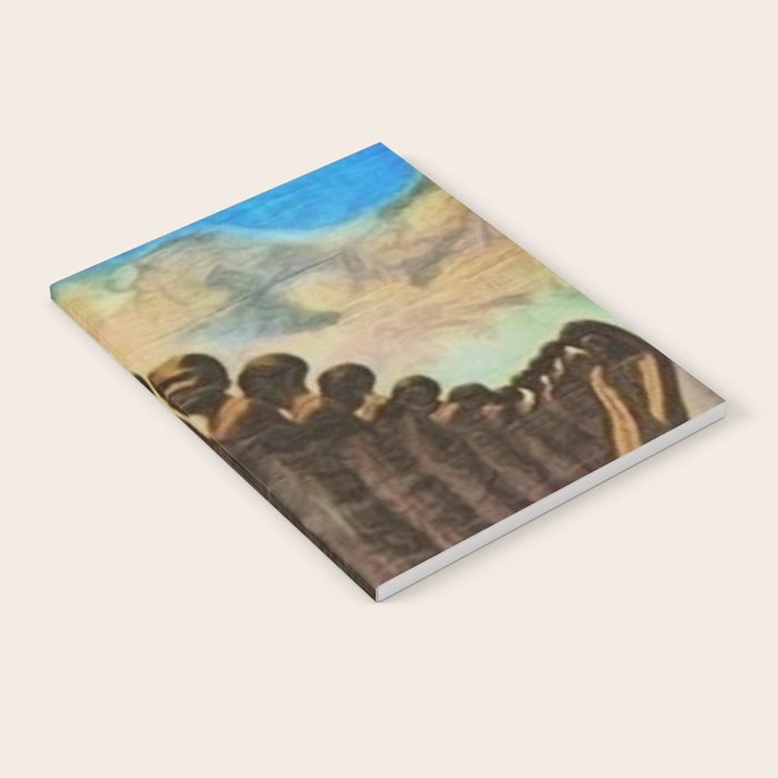 African American Masterpiece 'Lift Up Every Voice & Sing' based on the sculpture by Augusta Savage Notebook Gallery Image 1