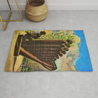 African American Masterpiece 'Lift Up Every Voice & Sing' based on the sculpture by Augusta Savage Rug Gallery Image 1